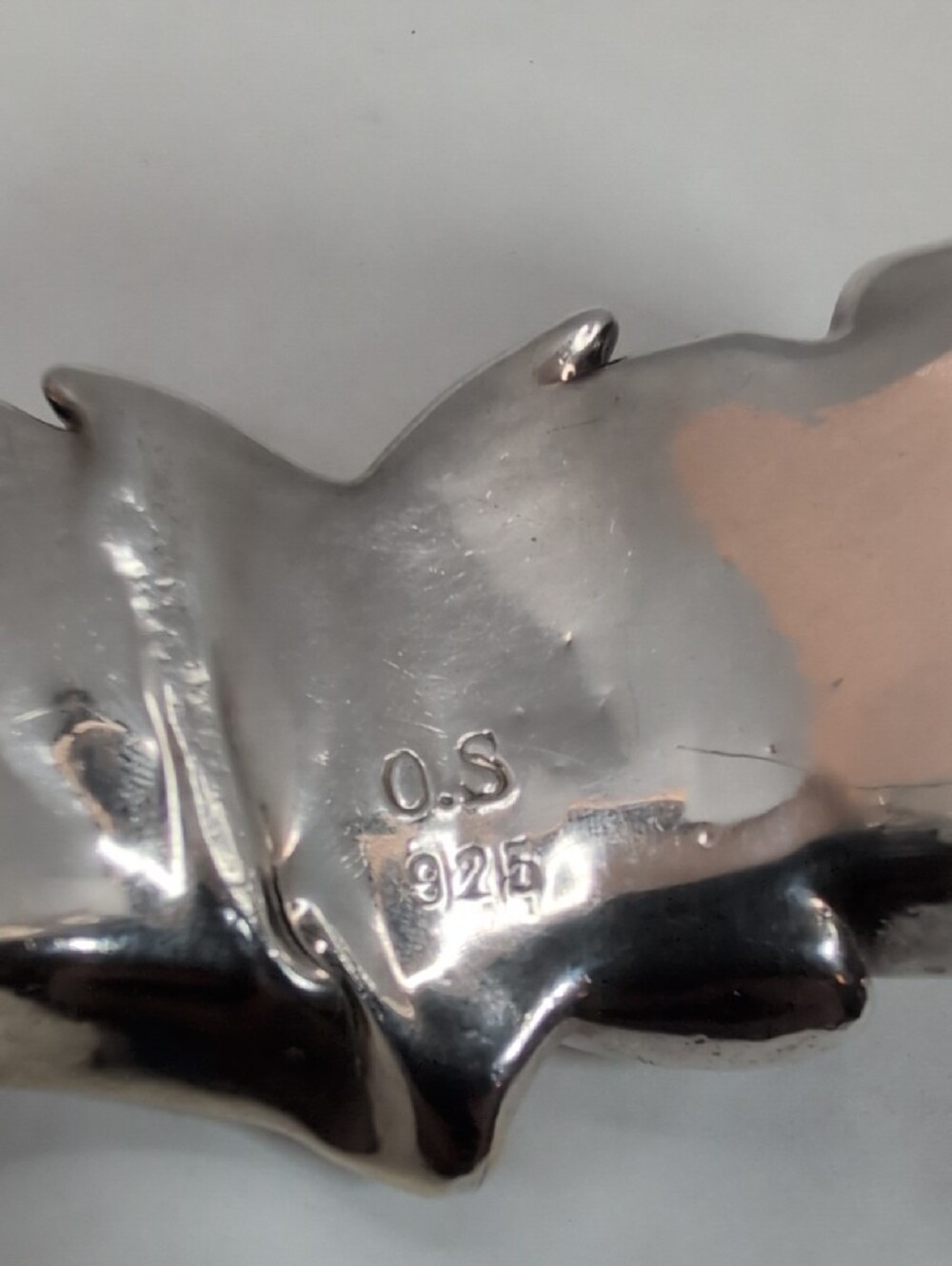 Vintage Orit Schatzman O.S. 925 Sterling Silver Two-Tone Sculpture - Picture 7 of 10